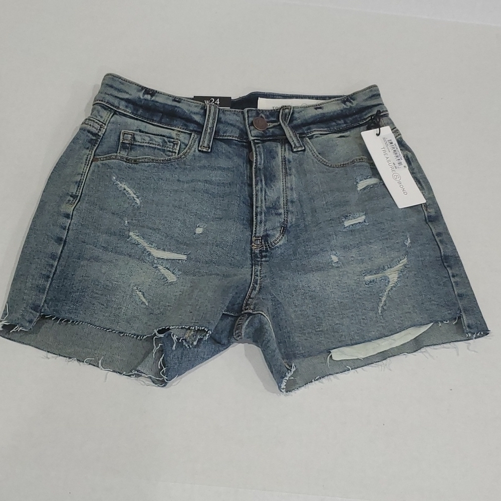 NWT sz 24 Treasure & Bond Foster Boyfriend Shorts